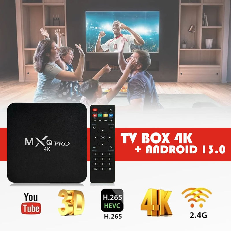 TV BOX 4K ANDROID SMART TV 5G™ + REGALLO🎁