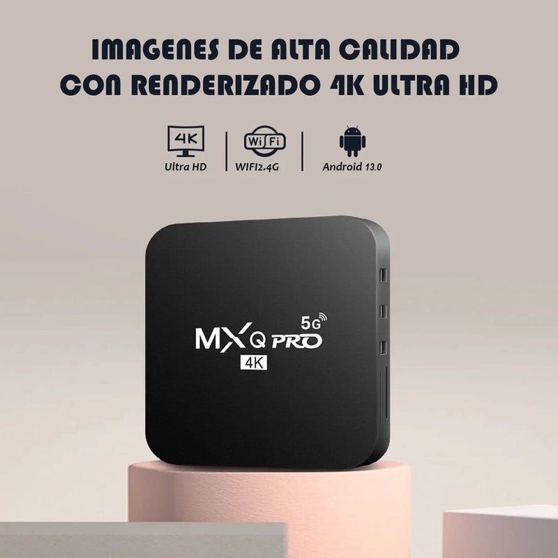 TV BOX 4K ANDROID SMART TV 5G™ + REGALLO🎁
